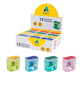 ADEL SHARPENERS ÇİFT HAZNELİ KALEMTIRAŞ 12'Lİ