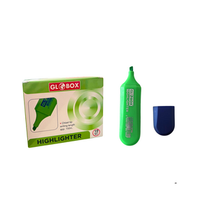 GLOBOX 6789  HIGHLIGHTER FOSFORLU  KALEM 10'LU -YEŞİL