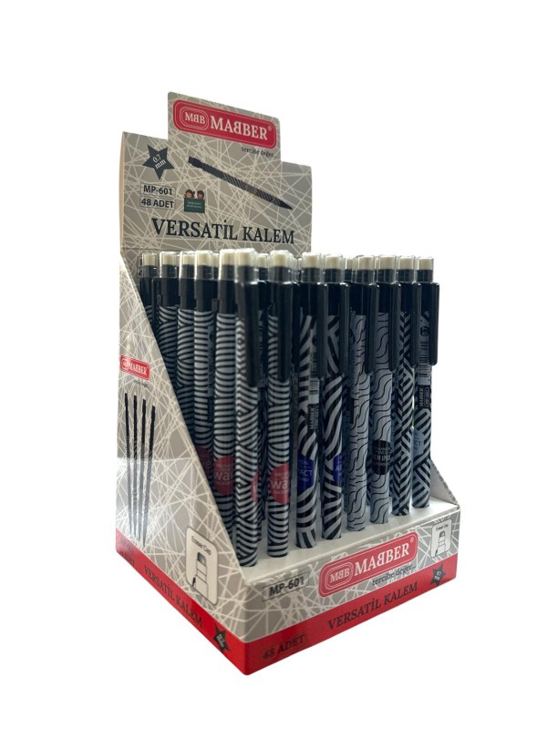 KAMP. MABER MP-601 STANDLI VERSATİL KALEM 0.7MM 48'Lİ