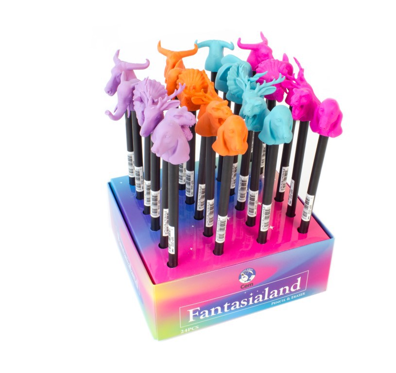 DOLPHIN WP-202 SİLGİ BAŞLIKLI KALEM 24'LÜ PAKET >