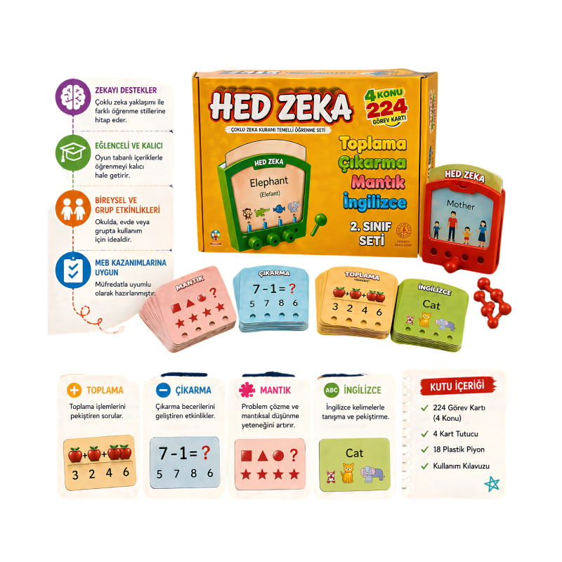 HEDZEK-02 2.SINIF ZEKA SETİ