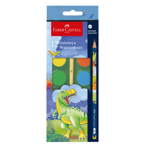 FABER CASTELL DİNO BÜYÜK SULUBOYA 12 RENK