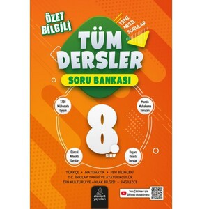 4 ELEMENT TÜM DERSLER SORU BANKASI 8. SINIF