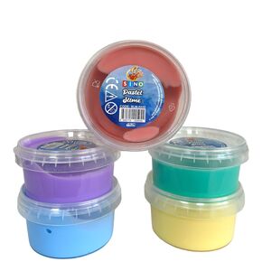 SİNO SLM-0027 SİNO PASTEL RENK YUVARLAK SLİME *6