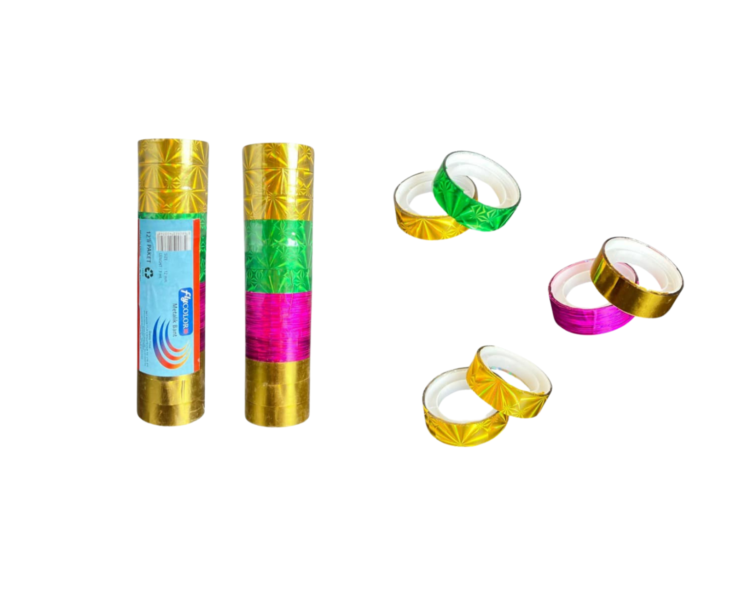 FLY METALİK BANT 12MM*3MT 12'Lİ *24