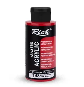 RİCH MASTER 3326 AKRİLİK BOYA KIRMIZI 120CC 