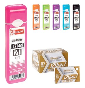 MİKRO M-1260  MİN 120'Lİ KALEM UCU 0.7MM 12'Lİ *90