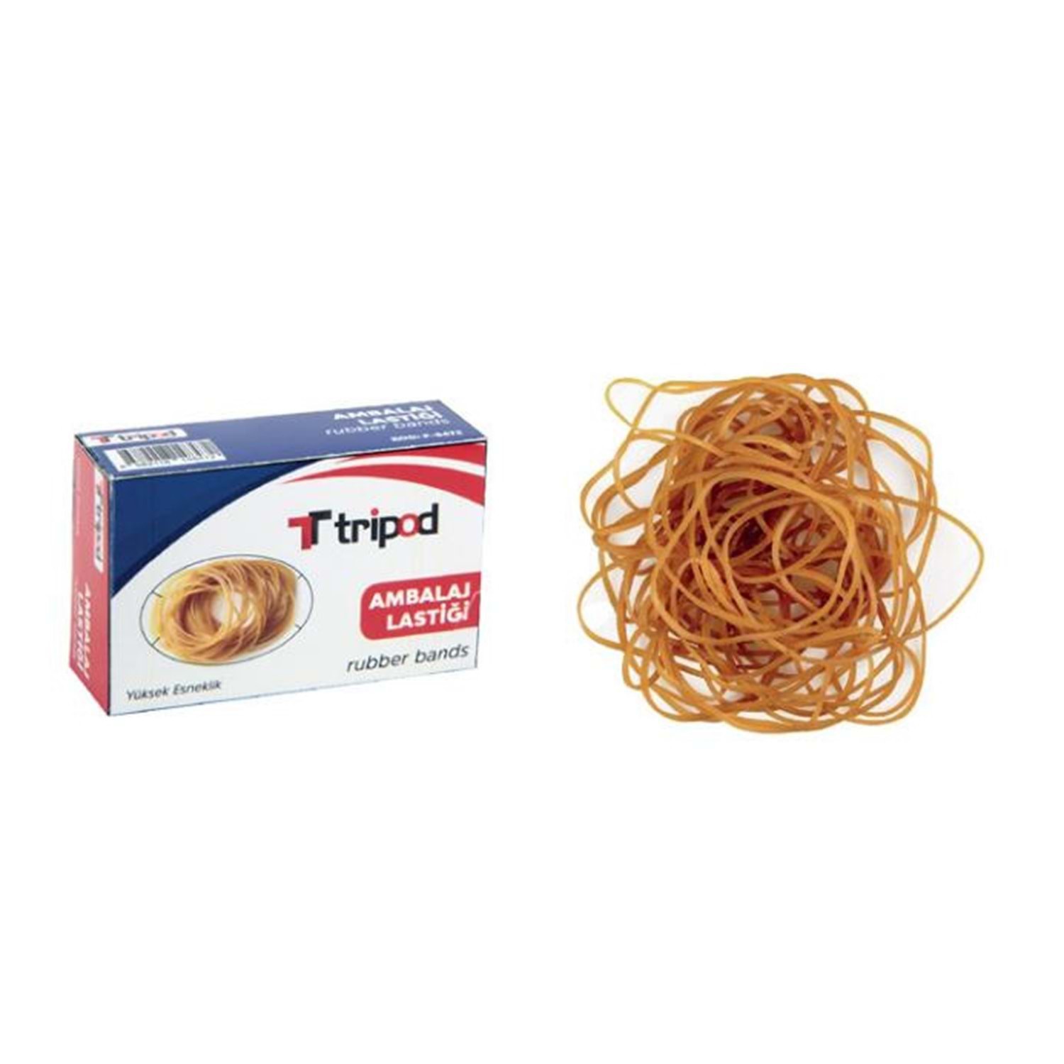 TRİPOD 50 GR AMBALAJ LASTİĞİ 12'Lİ PAKET