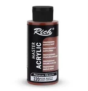 RİCH MASTER 3677 AKRİLİK BOYA KAHVERENGİ 120CC