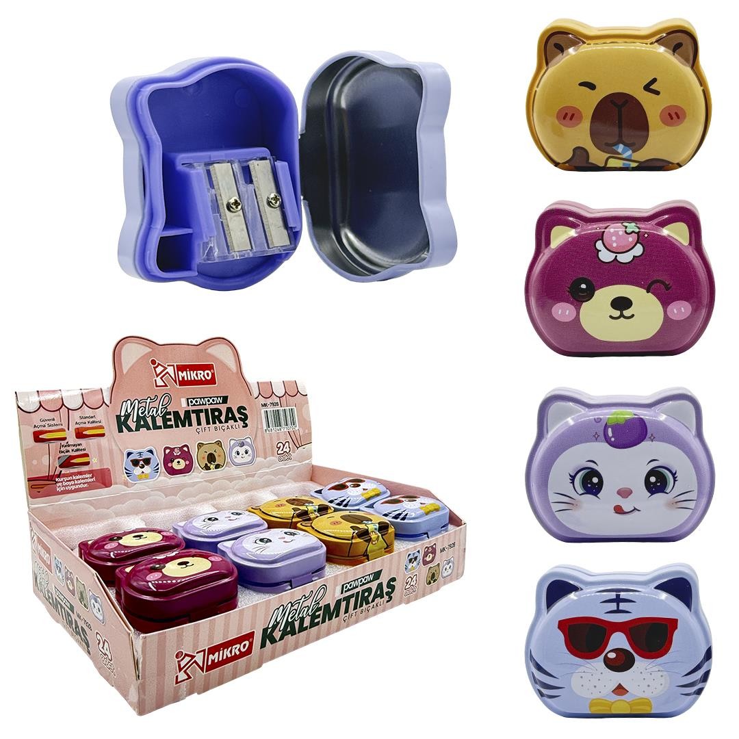 MİKRO MK-7928 KALEMTIRAŞ PAWPAW 24'LÜ