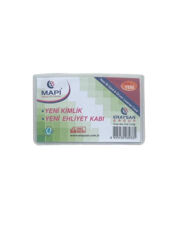 MAPİ 12 95 PVC EHLİYET KART KORUMA KABI 100LÜ *20