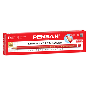 PENSAN KIRMIZI KOPYA KALEMİ 72'Lİ