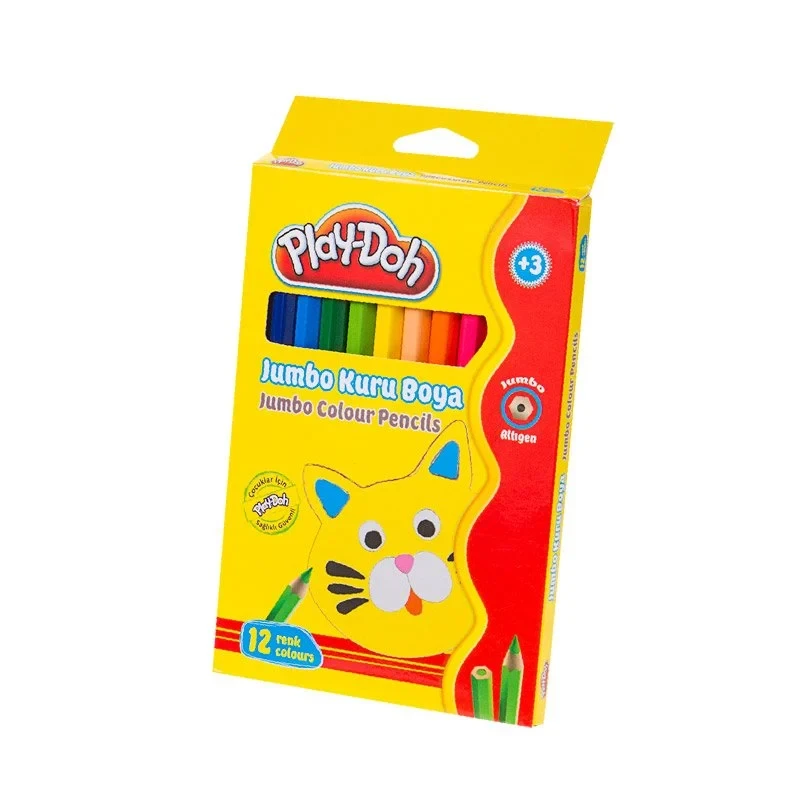PLAY-DOH KU004 KURUBOYA JUMBO 12RENK 12'Lİ