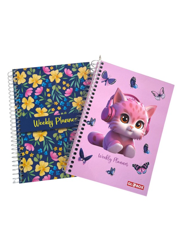 GLOBOX 3798  HAFTALIK PLANLAYICI AJANDA 2'Lİ *24 >