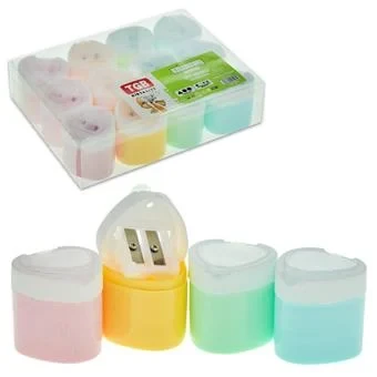 TGB 3203 ÇİFT HANELİ KALEMTRAŞ 12'Lİ PAKET >