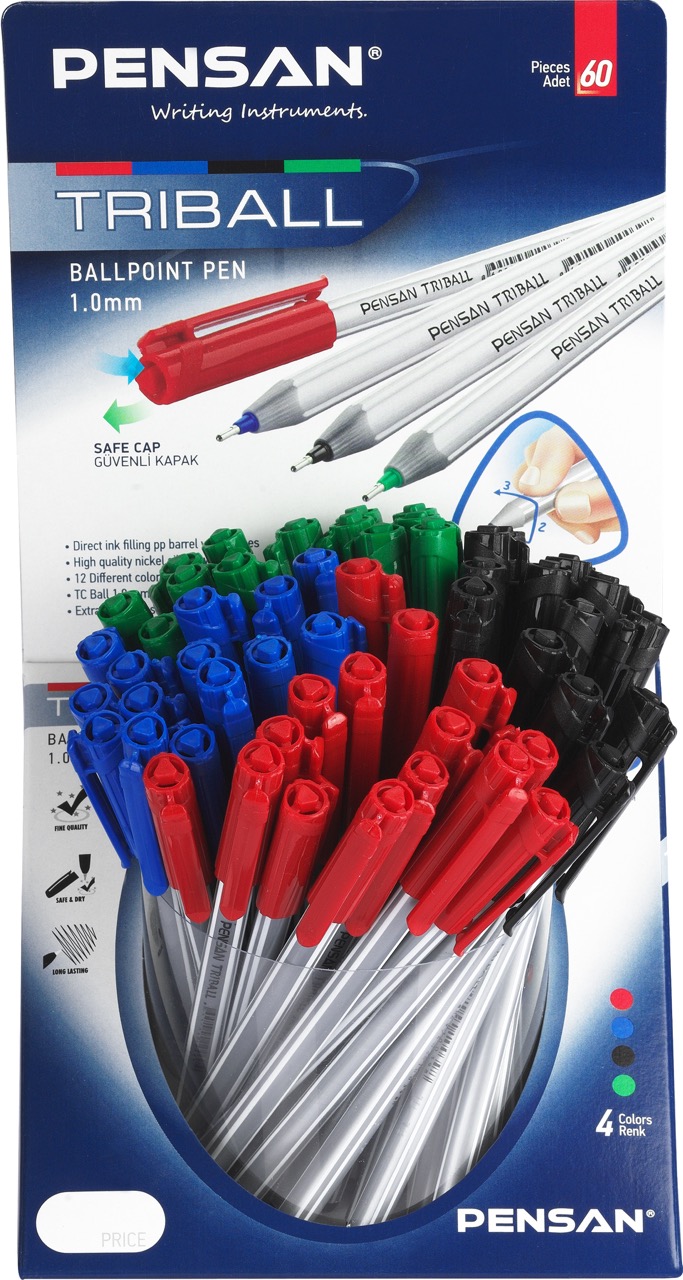 PENSAN 1003 TRİBALL TÜKENMEZ KALEM MSKY 60'LI *16