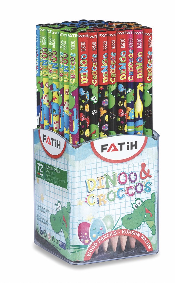 FATİH 16830 DİNOCROCCOS KURŞUN KALEM 72'Lİ *24 