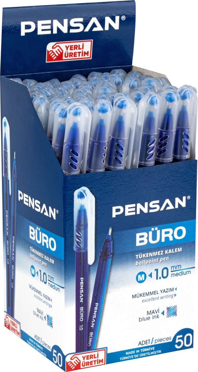 PENSAN 2270 BÜRO TÜKENMEZ KALEM MAVİ 50'Lİ *40**********************
