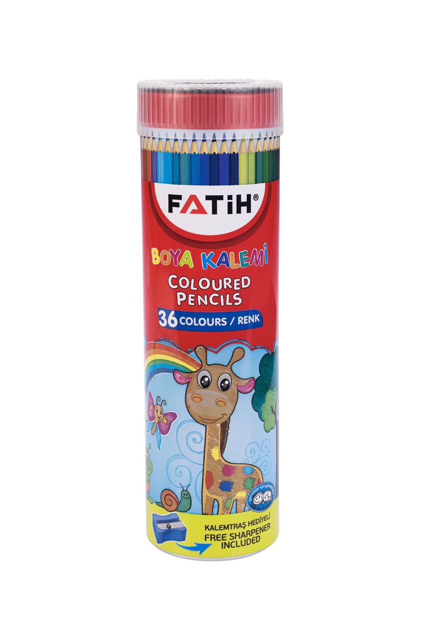 FATİH 33190 KURUBOYA 36 RENK TAM BOY TÜP 6'LI *8