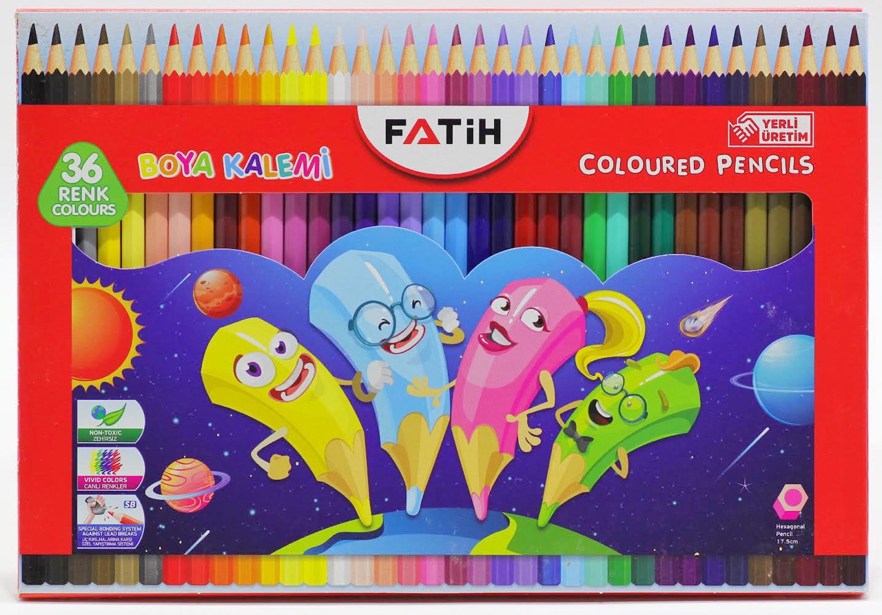 FATİH 33245 36 RENK TAMBOY KURUBOYA 6'LI *12