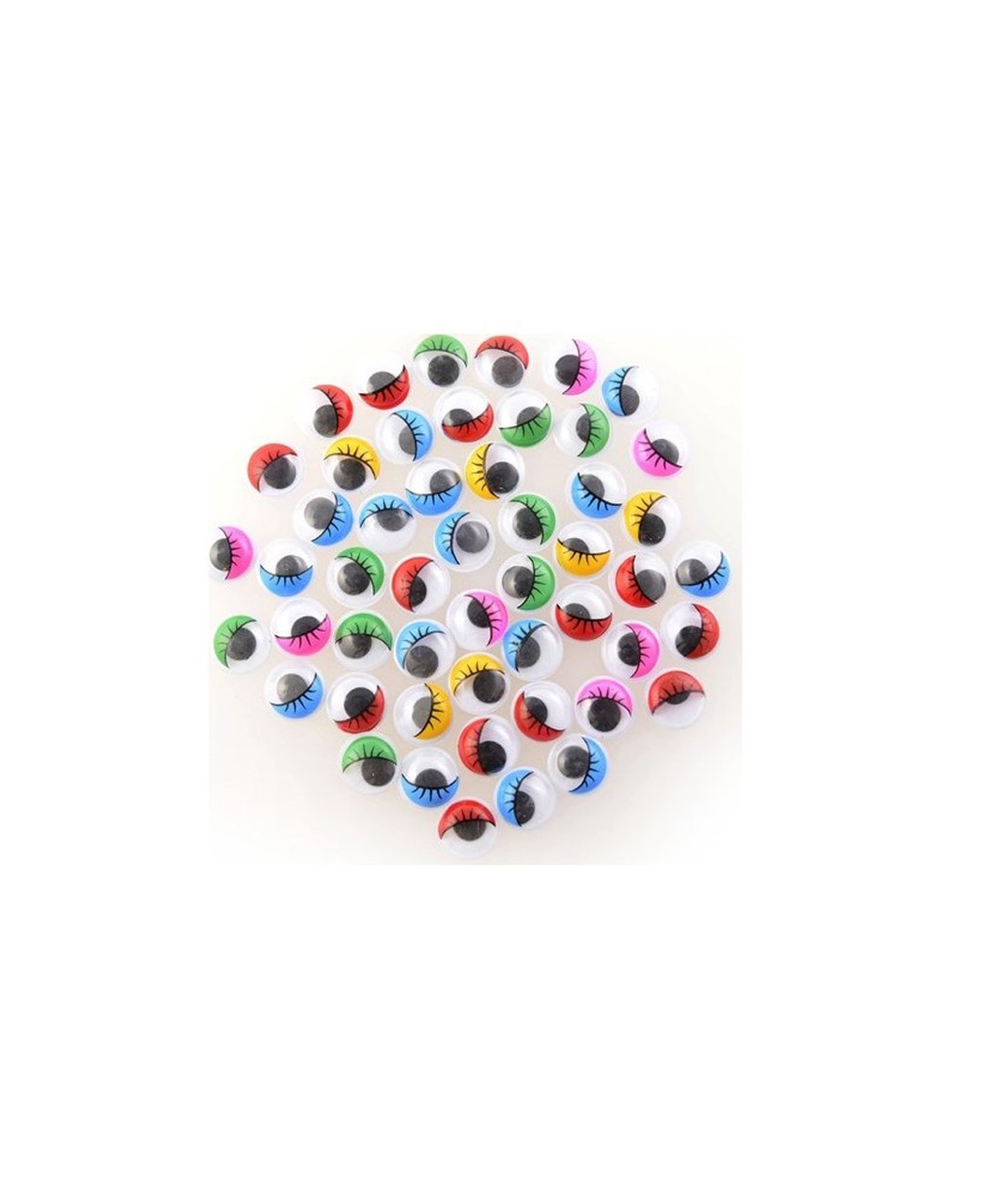 KAMP. VAGON 7355 OYNAR GÖZ 6MM RENKLİ 25'Lİ