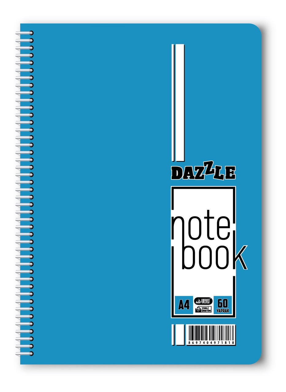 A-4 SPİRALLİ PP KAPAK 60 YP DÜZ *6