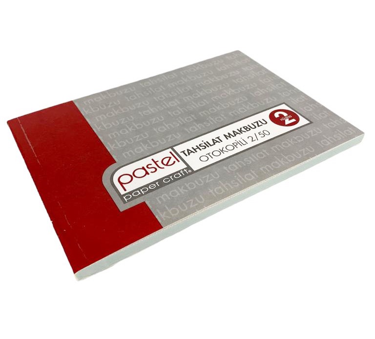 PASTEL 2/50 OTOKOPİLİ TAHSİLAT MAKBUZU 2N *12****************