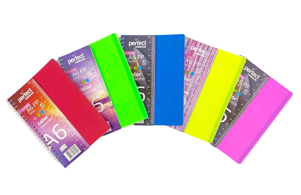 PASTEL A6PP KAPAK 51YP NOTDEFTERİ ÇİZGİLİ 12'Lİ*27