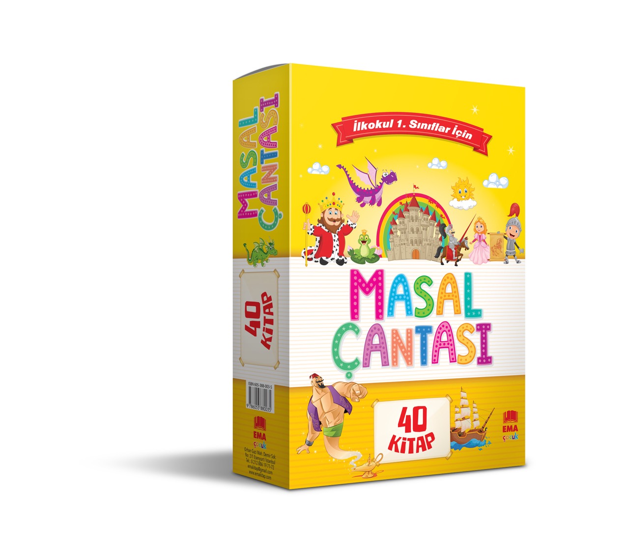 EMA ÇOCUK 1. VE 2. SINIFLAR İÇİN MASAL ÇANTASI 40'