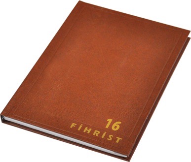 E240-16 GÜRPAŞ 17*24 CİLT BEZLİ TİCARİ FİHRİST 16'LI *48