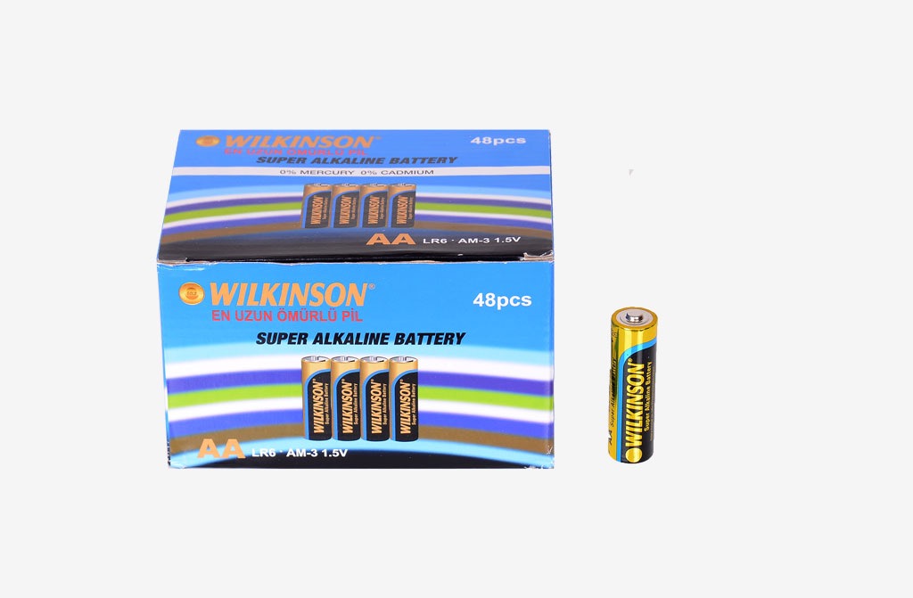 WILKINSON LR06 ALKALİN KALEM PİL AA 4'LÜ*12