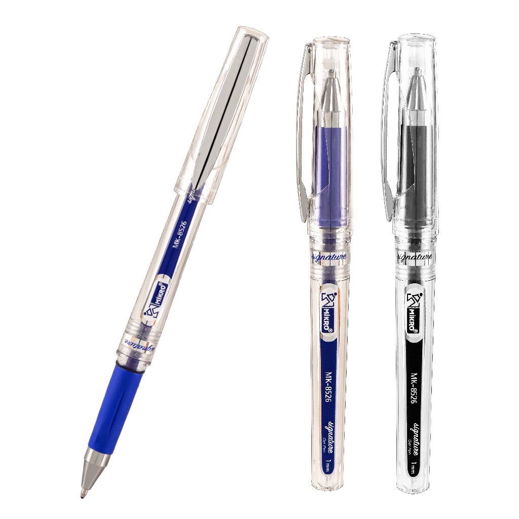 MİKRO MK-8526 İMZA KALEMİ SİYAH 12'Lİ