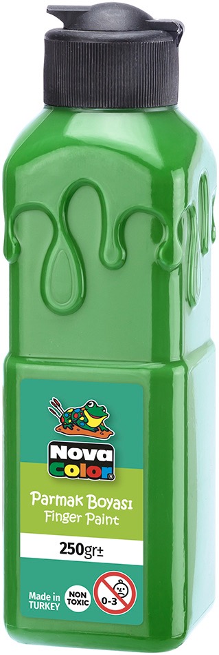 NOVA COLOR NC-444 YEŞİL PARMAK BOYASİ 250 GR
