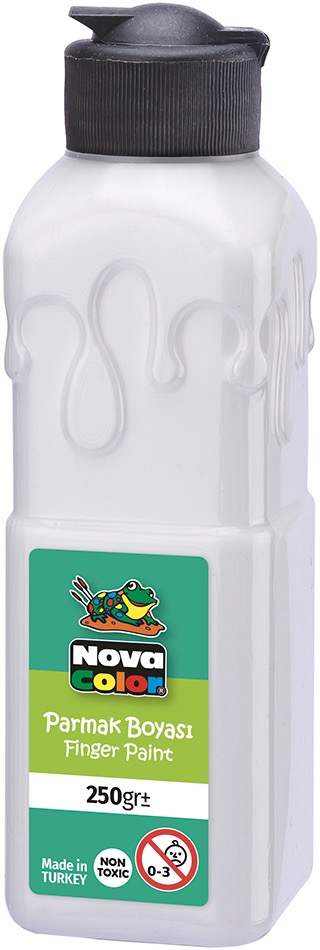 NOVA COLOR NC-446 BEYAZ PARMAK BOYASİ 250 GR