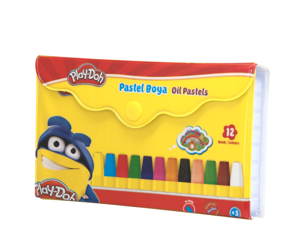 PLAY-DOH 12 RENK PASTEL BOYA ÇANTALI PA005 *72