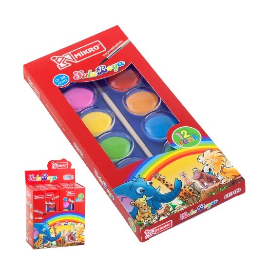 MİKRO SB-12 SULUBOYA 12'Lİ 12 >