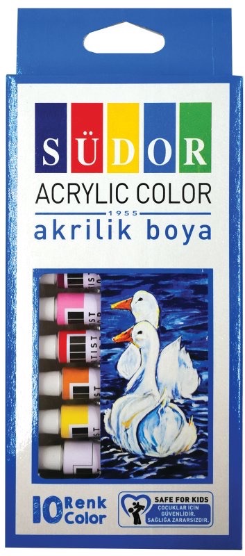 SÜDOR SD192 AKRİLİK BOYA TÜP 10x9 ML